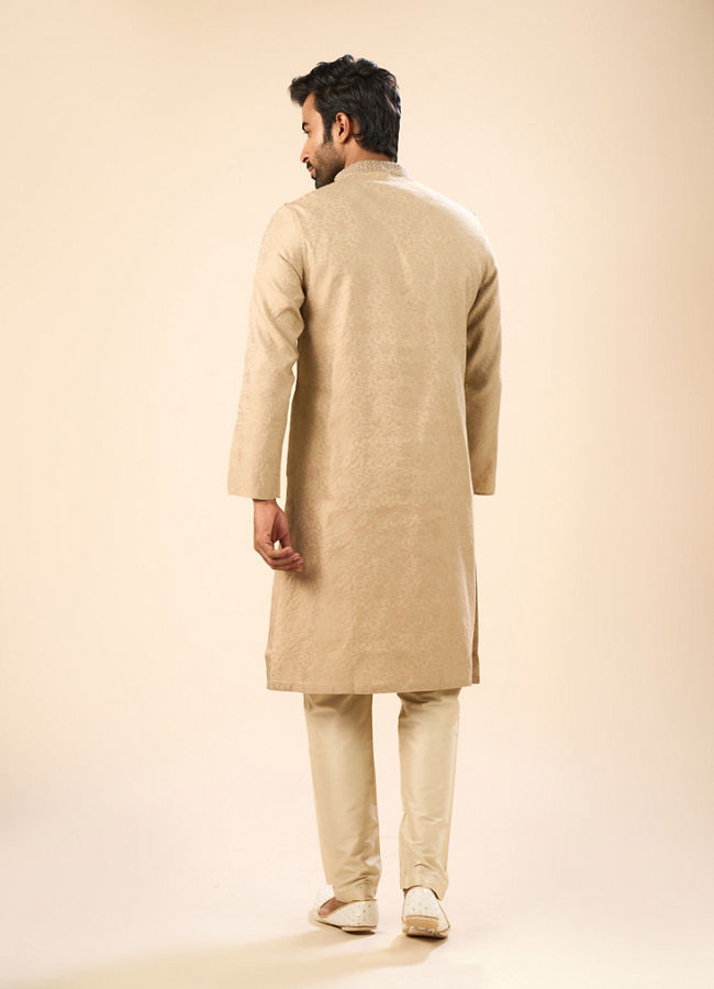 Manyavar Men Walnut Charm Kurta Pajama Set