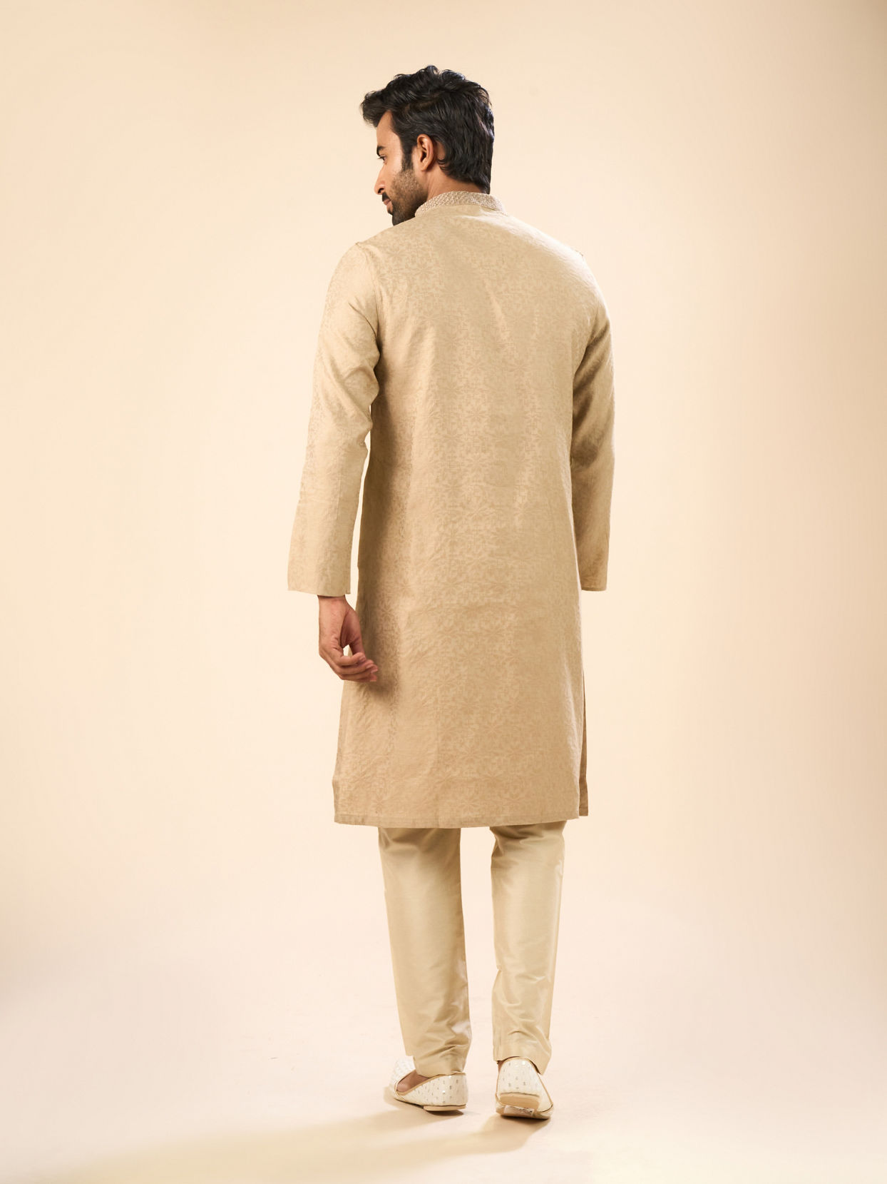 Manyavar Men Walnut Charm Kurta Pajama Set