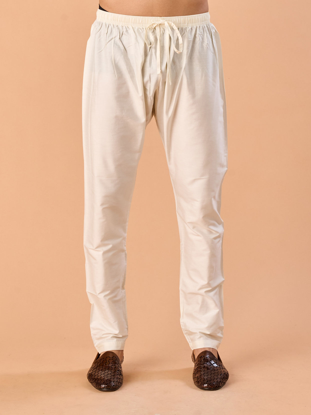 Manyavar Men Antique Pink Elegance Kurta Pajama