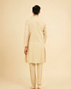 Manyavar Men Beige Elegance Kurta Pajama