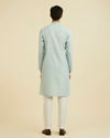 Manyavar Men Light Blue Elegance Kurta Pajama