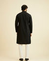 Manyavar Men Black Self Embroidered Kurta Pajama