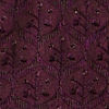 Dark Purple Jaal Patterned Kurta Set with Rhinestones