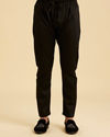 Manyavar Men Elegant Black Kurta Pajama