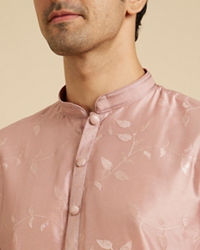 Manyavar Men Dusty Pink Delight Kurta Pajama