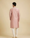 Manyavar Men Dusty Pink Delight Kurta Pajama