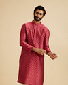 Regal Red Radiance Kurta Pajama