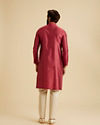 Manyavar Men Regal Red Radiance Kurta Pajama