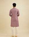 alt message - Manyavar Men Dusty Pink Charm Kurta Pajama image number 5