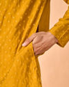 Manyavar Men Mustard Sunshine Kurta Pajama