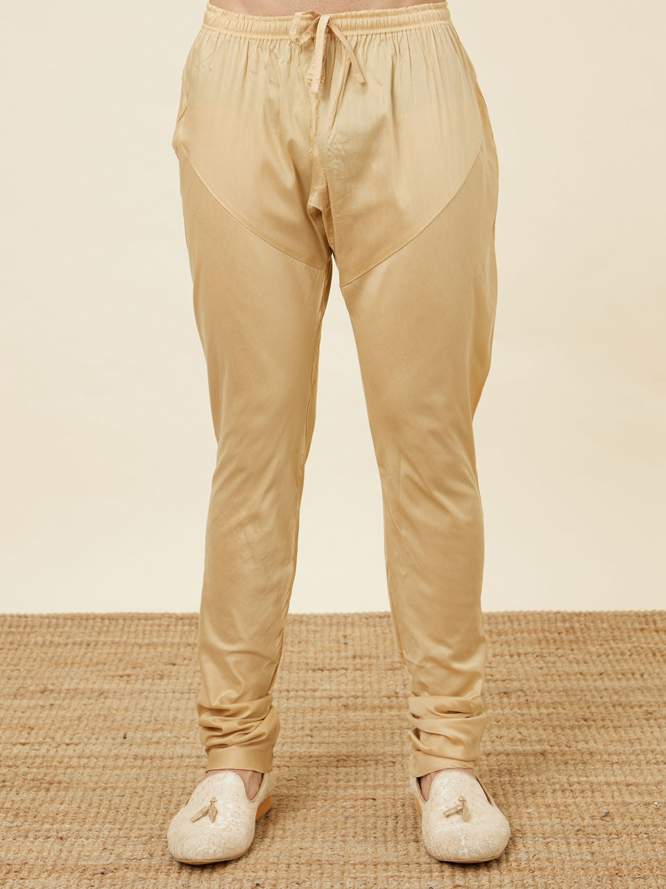 Manyavar Men Antique Gold Stone Work Sherwani Set