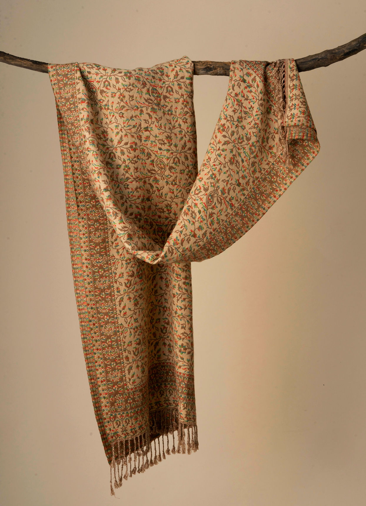 Manyavar Men Regal Beige Shawl