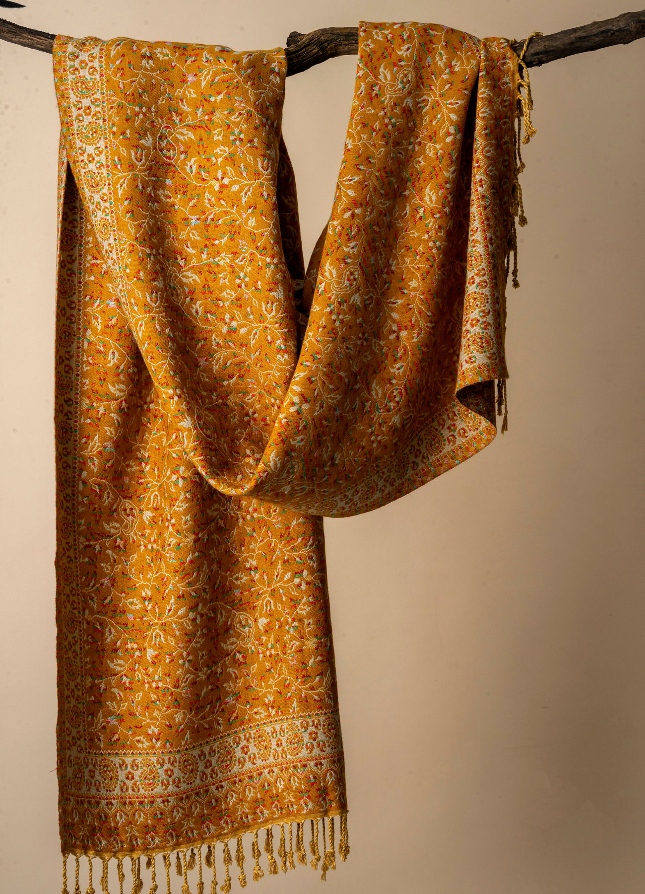 Manyavar Men Radiant Mustard Shawl