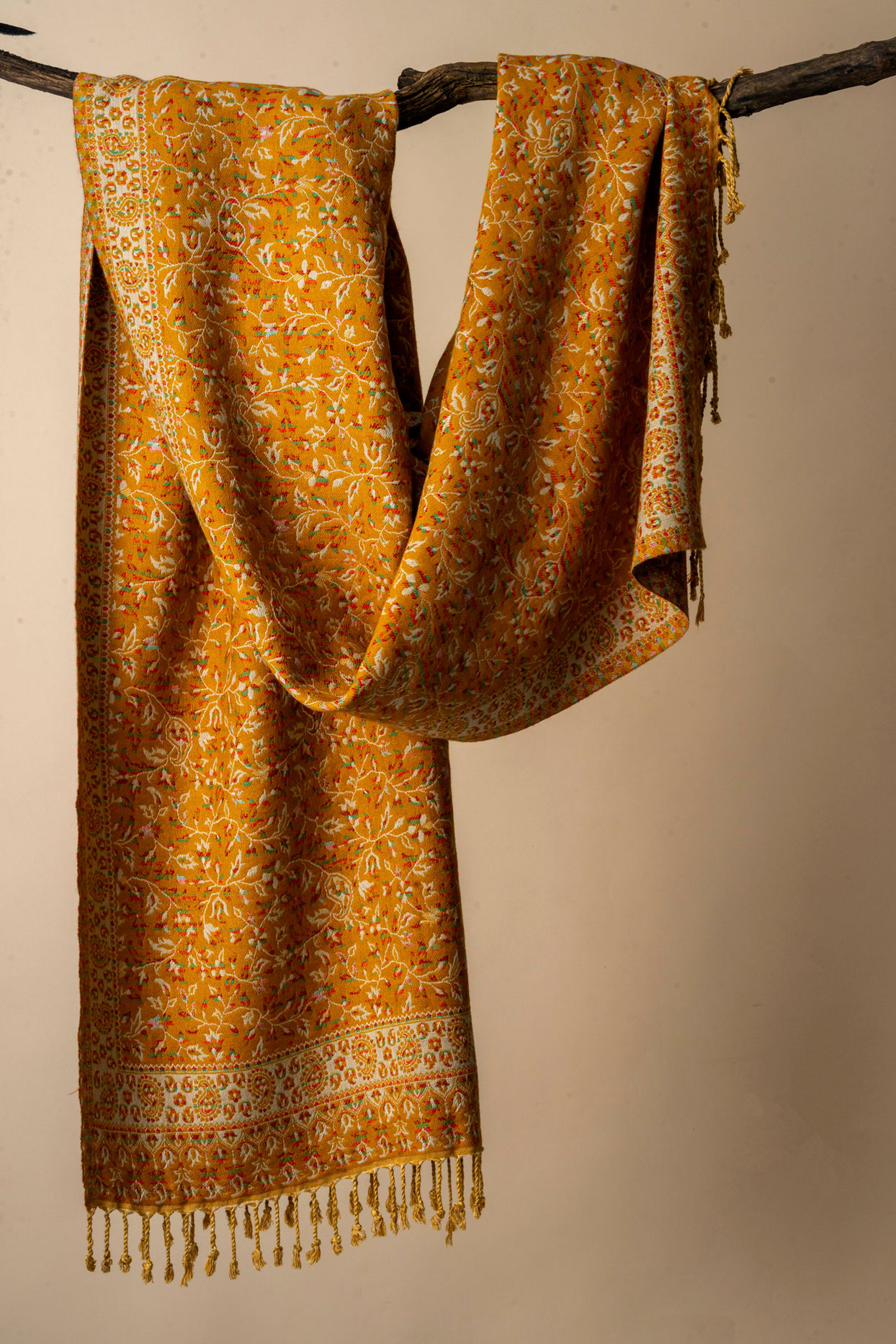 Manyavar Men Radiant Mustard Shawl