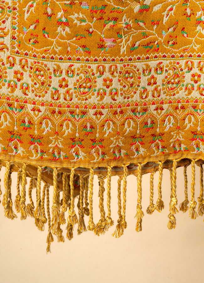 Manyavar Men Radiant Mustard Shawl