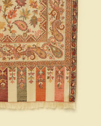 Manyavar Men Cream Elegance Shawl
