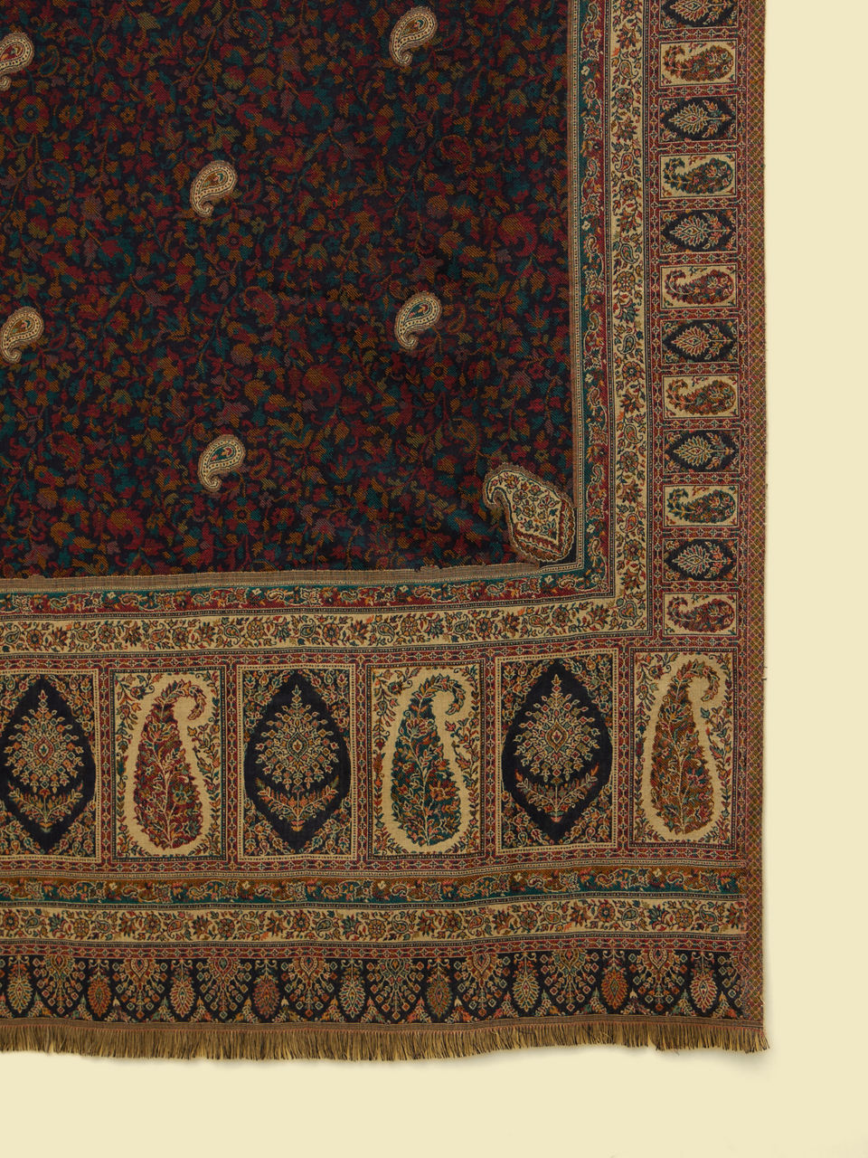 Manyavar Men Dark Blue Elegance Shawl