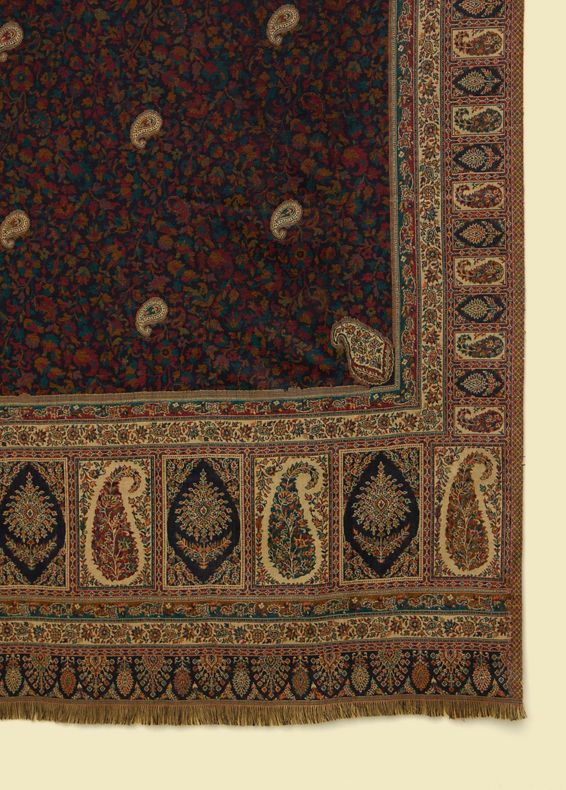 Manyavar Men Dark Blue Elegance Shawl