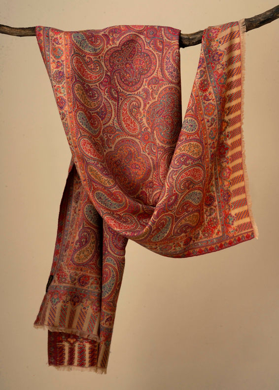 Manyavar Men Fawn Celebration Shawl