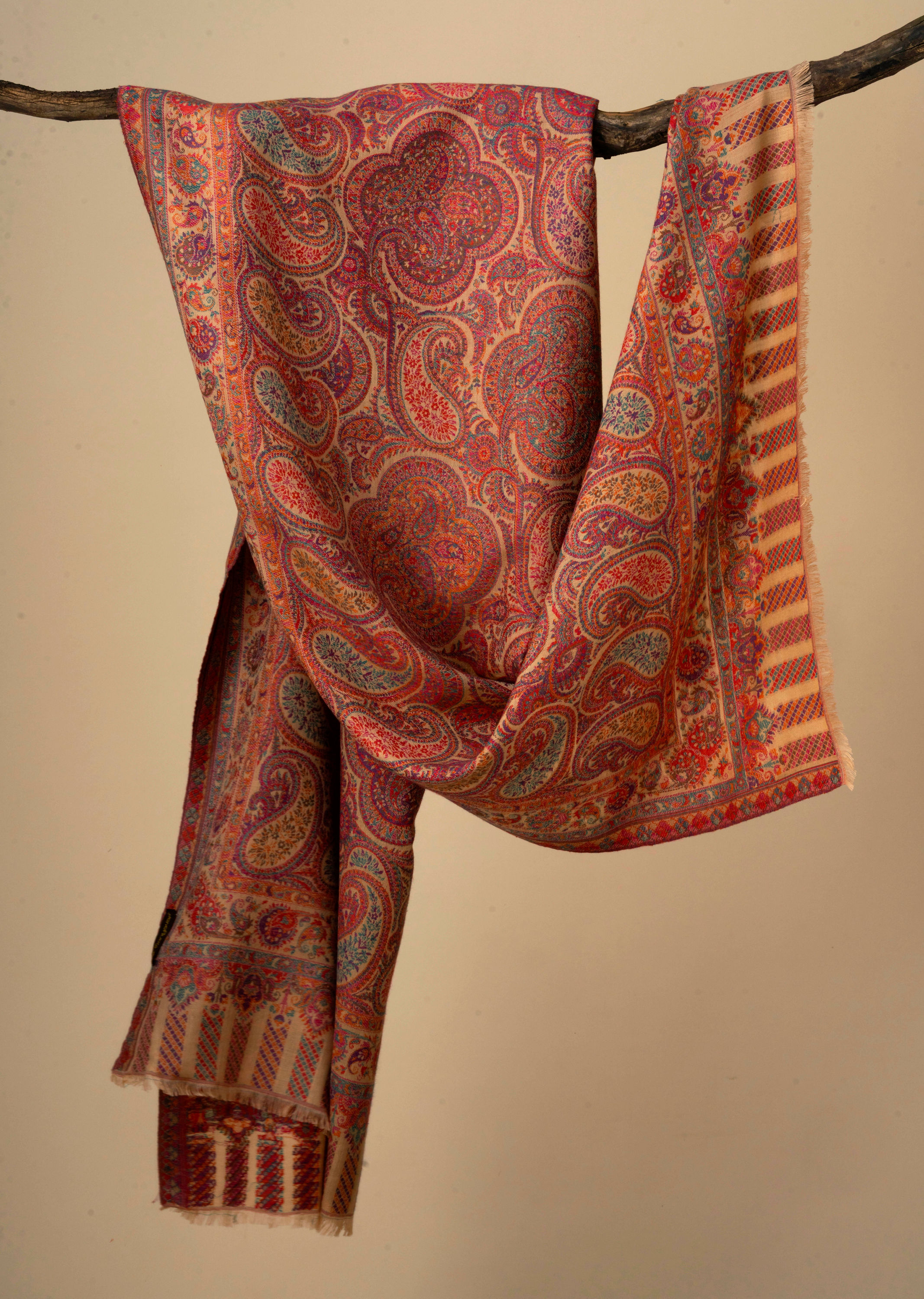 Manyavar Men Fawn Celebration Shawl
