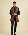 Manyavar Men Black Elegance Shawl