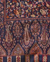 Manyavar Men Dark Blue Blended Viscose Shawl with Print