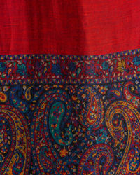 Manyavar Men Maroon Festive Shawl