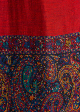 Manyavar Men Maroon Festive Shawl