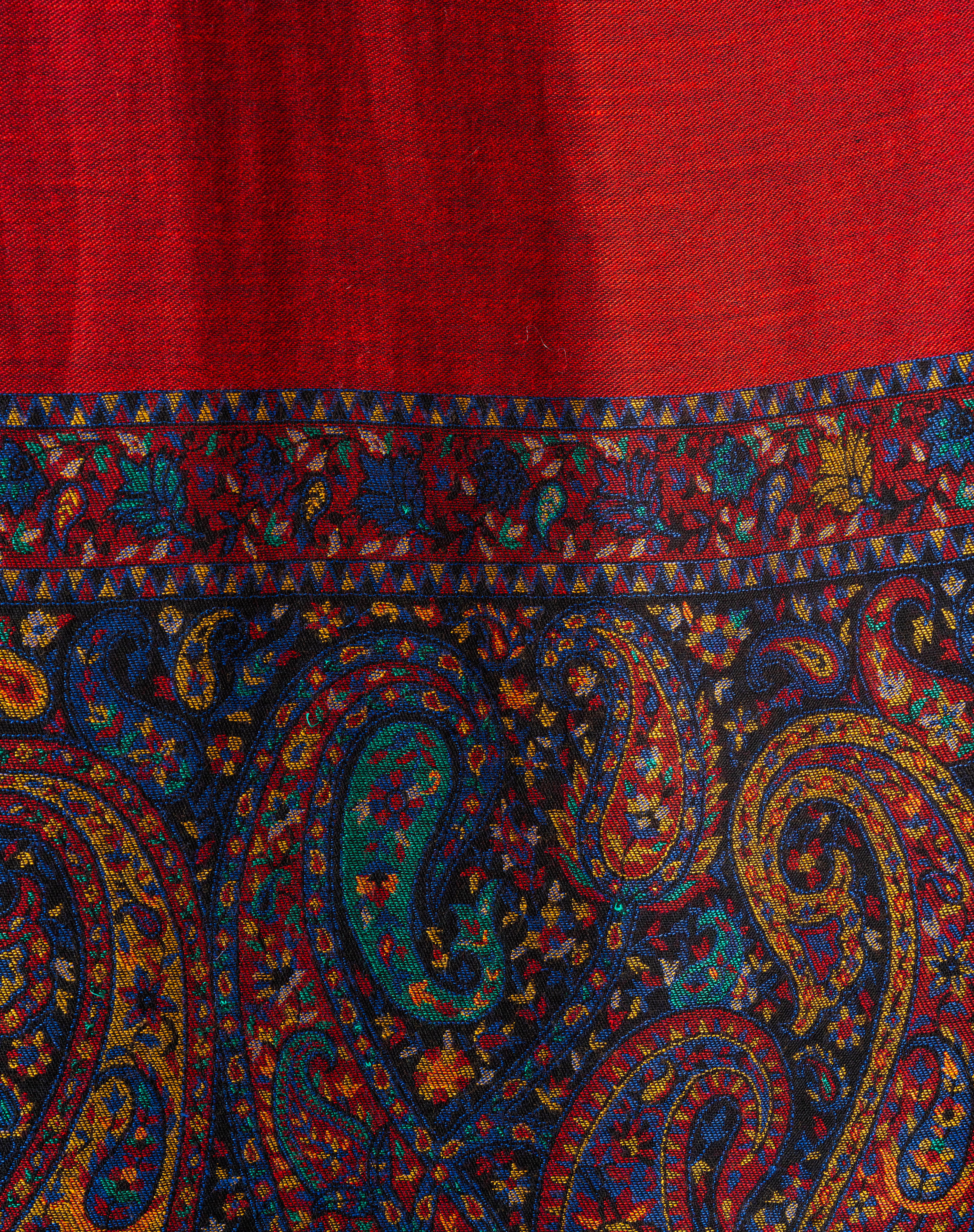 Manyavar Men Maroon Festive Shawl