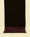 Manyavar Men Black Elegance Viscose Shawl