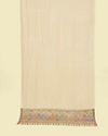 Manyavar Men Warm White Elegance Shawl