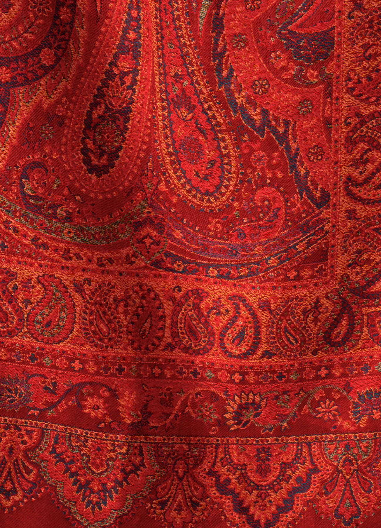 Manyavar Men Regal Red Viscose Shawl