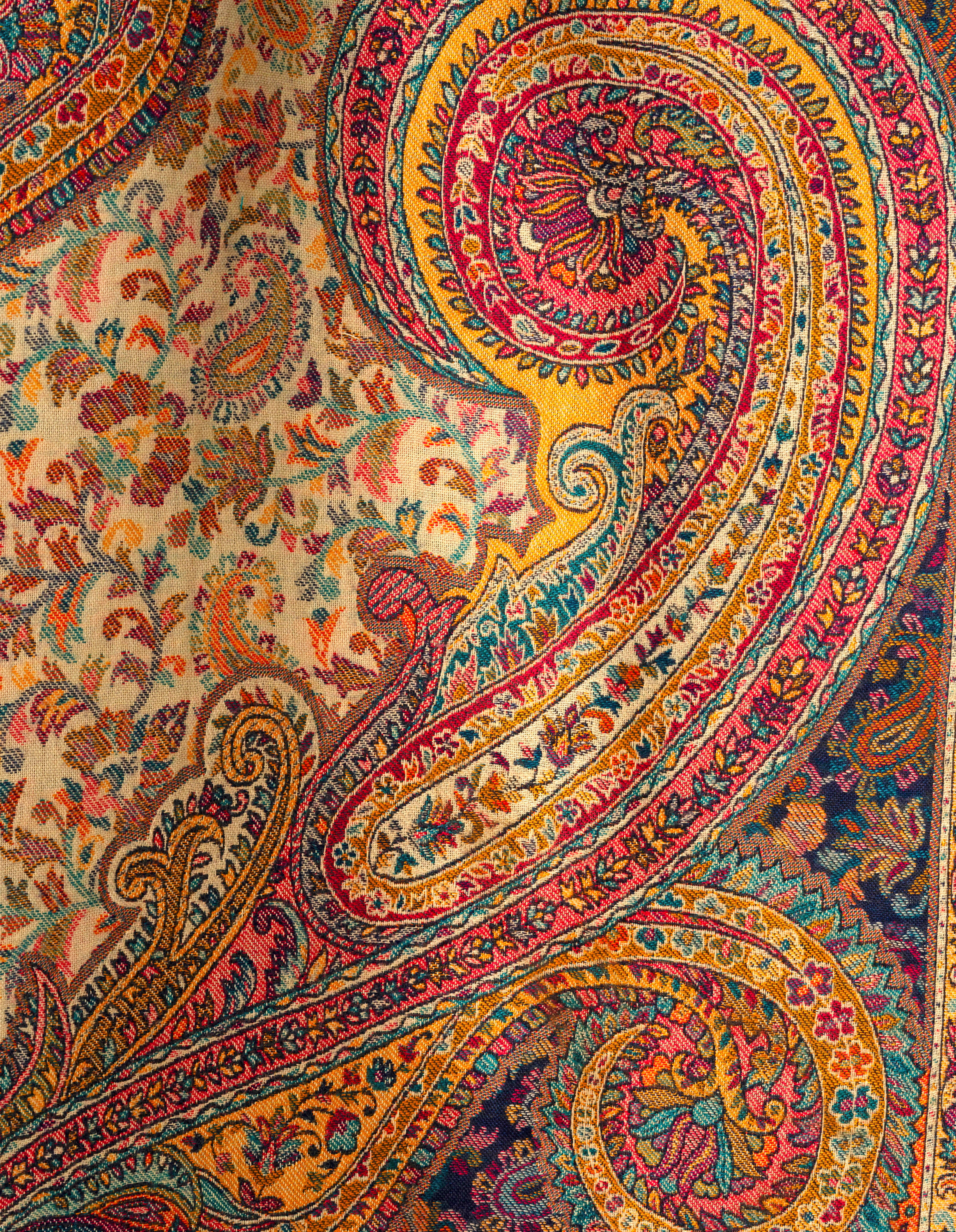 Manyavar Men Ravishing Beige Elegance Shawl