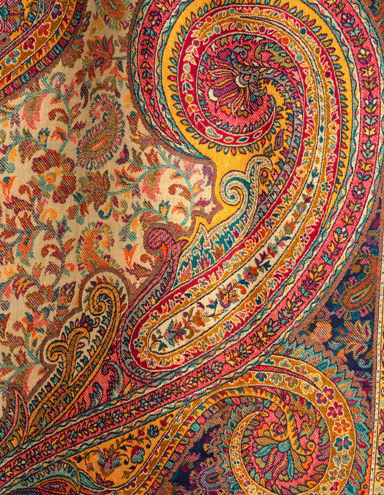 Manyavar Men Ravishing Beige Elegance Shawl
