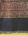 Manyavar Men Blue Viscose Shawl with Embroidery