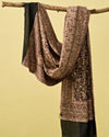 Manyavar Men Black Viscose Shawl