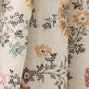 Cream Viscose Shawl with Floral Print