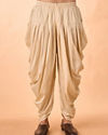 Manyavar Men Rustic Charm Beige Kurta Jacket Set