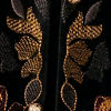 Black Majestic Satin Kurta Jacket Set