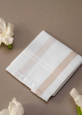 Manyavar Men Classy Cotton Handkerchief