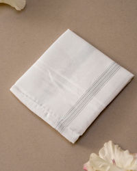 Manyavar Men Gleaming Cotton Handkerchief