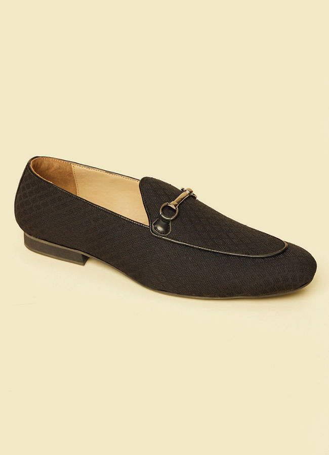 Manyavar Men Black Extravaganza Shoe
