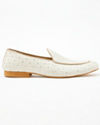 Manyavar Men Star White Sequined Loafers