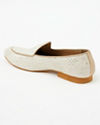 Manyavar Men Star White Sequined Loafers