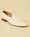 Soft Cream Self Patterned Loafers image number 2