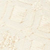 Ivory Cream Sequinned Jaal Patterned Jutti