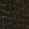 Raven Black Leaf String Patterned Tasseled Jutti