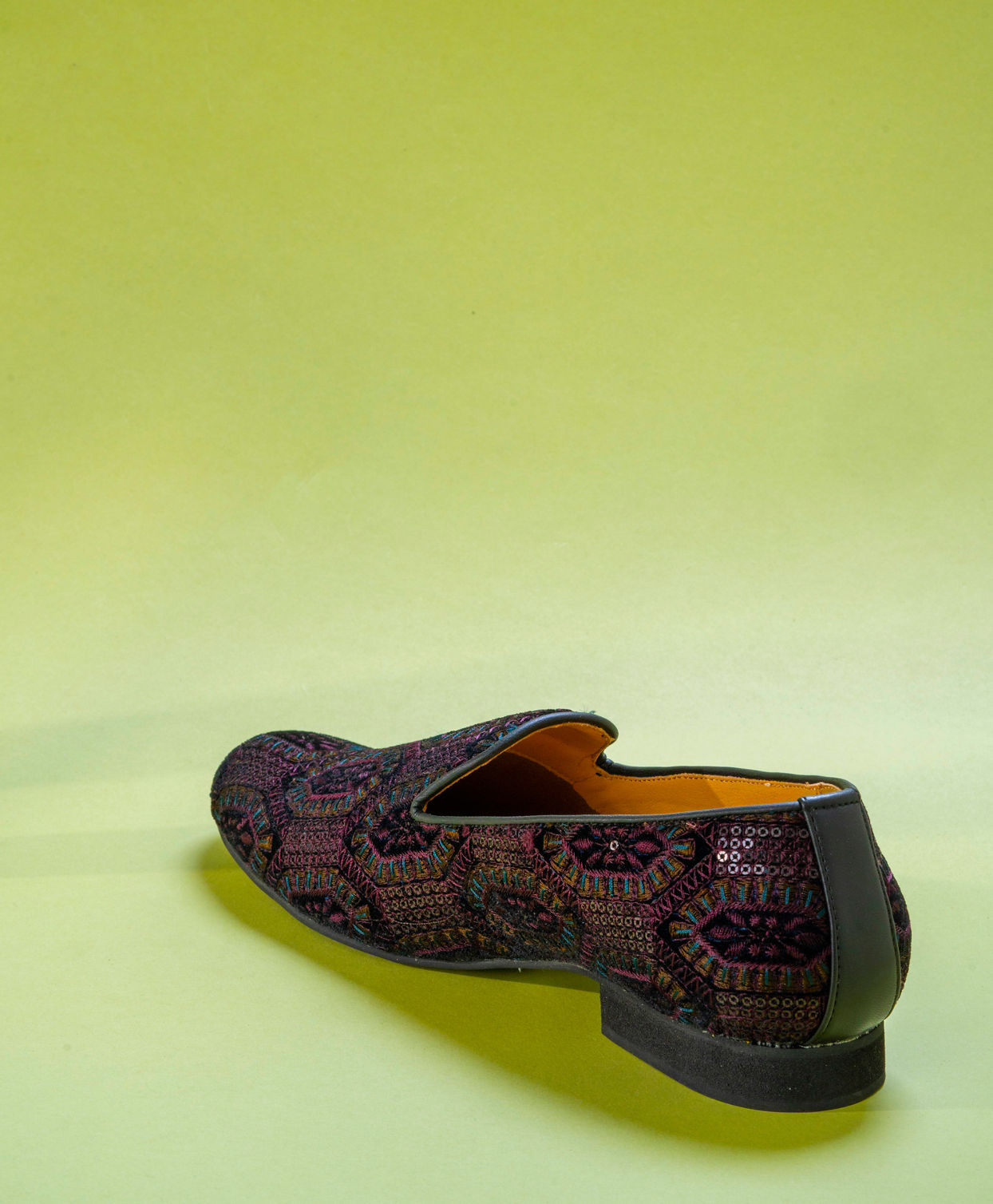 Manyavar Men Velvet Wine Indulgence Shoe
