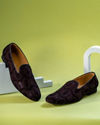 Manyavar Men Velvet Wine Indulgence Shoe