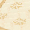 Cream Georgette Festive Shoe